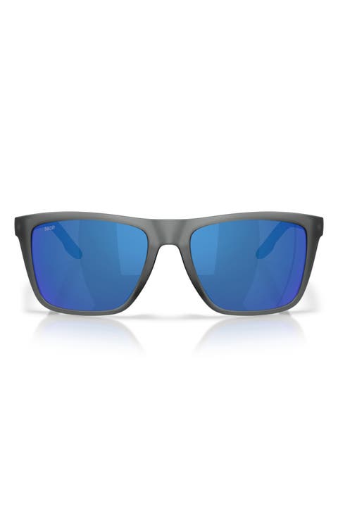 Mainsail XL 59mm Mirrored Polarized Square Sunglasses