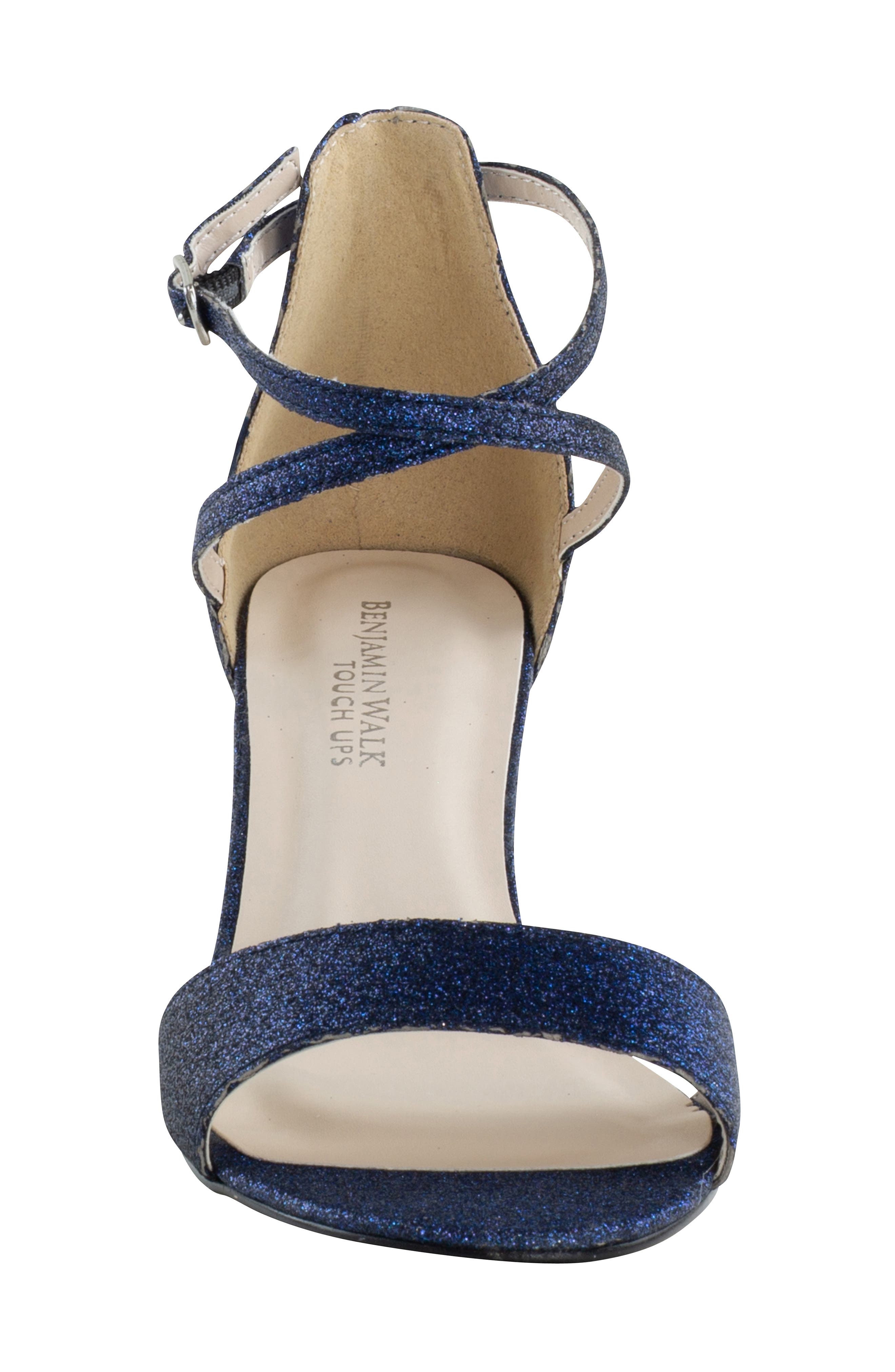 Jackie Block Heel Sandal, Alternate, color, NAVY