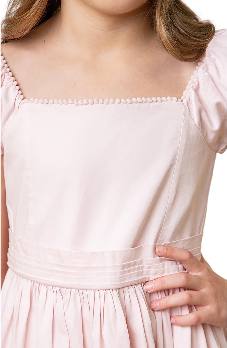 Hope & Henry Girls' Organic Sateen Flower Girl Dress, Kids, Alternate, color, 