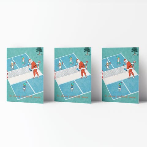 Holiday Winter Greeting Cards "It's Always Pickleball Season"