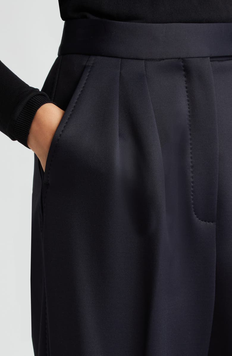 Max Mara Zinnia Ultrawide Leg Pants, Alternate, color, Black