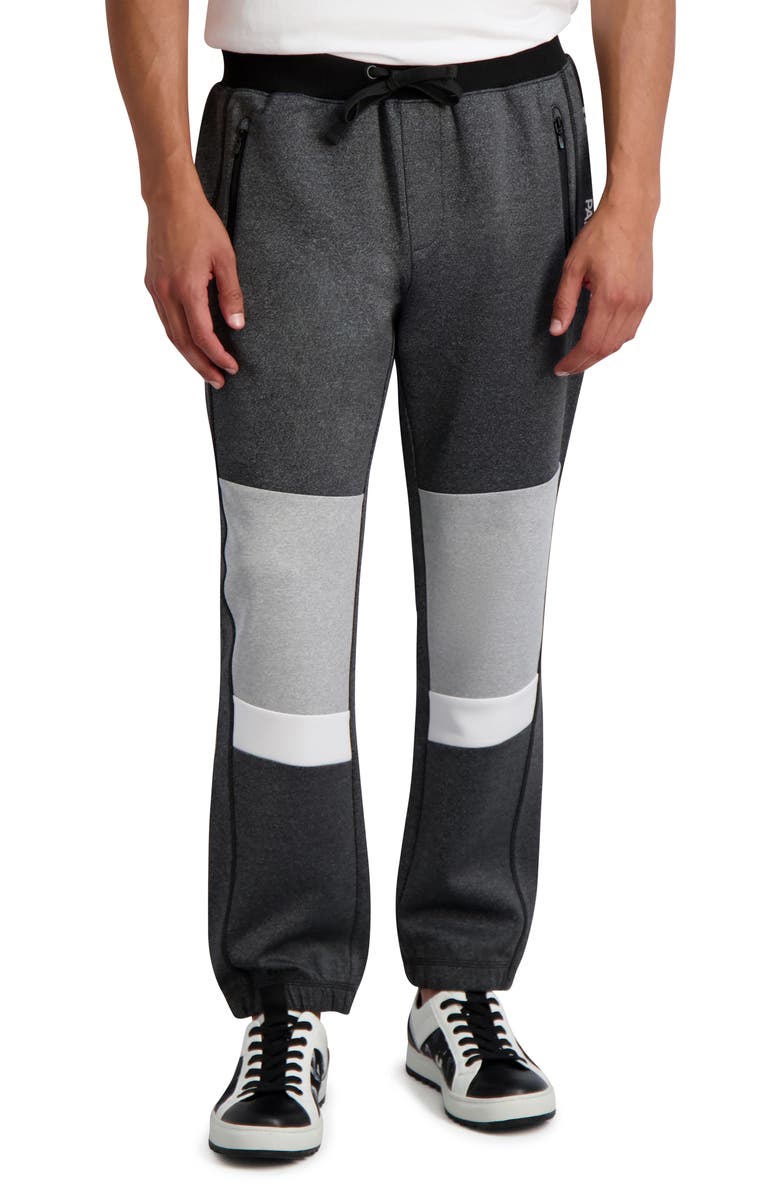 KARL LAGERFELD PARIS Colorblock Joggers, Main, color, 