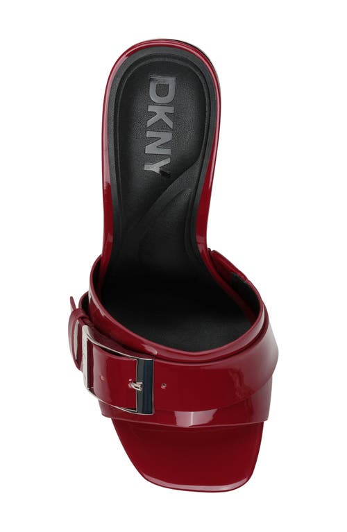 Dkny Clorissa Sandal In Ruby Red