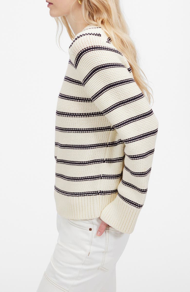 Madewell Cotton Crewneck Sweater, Alternate, color,