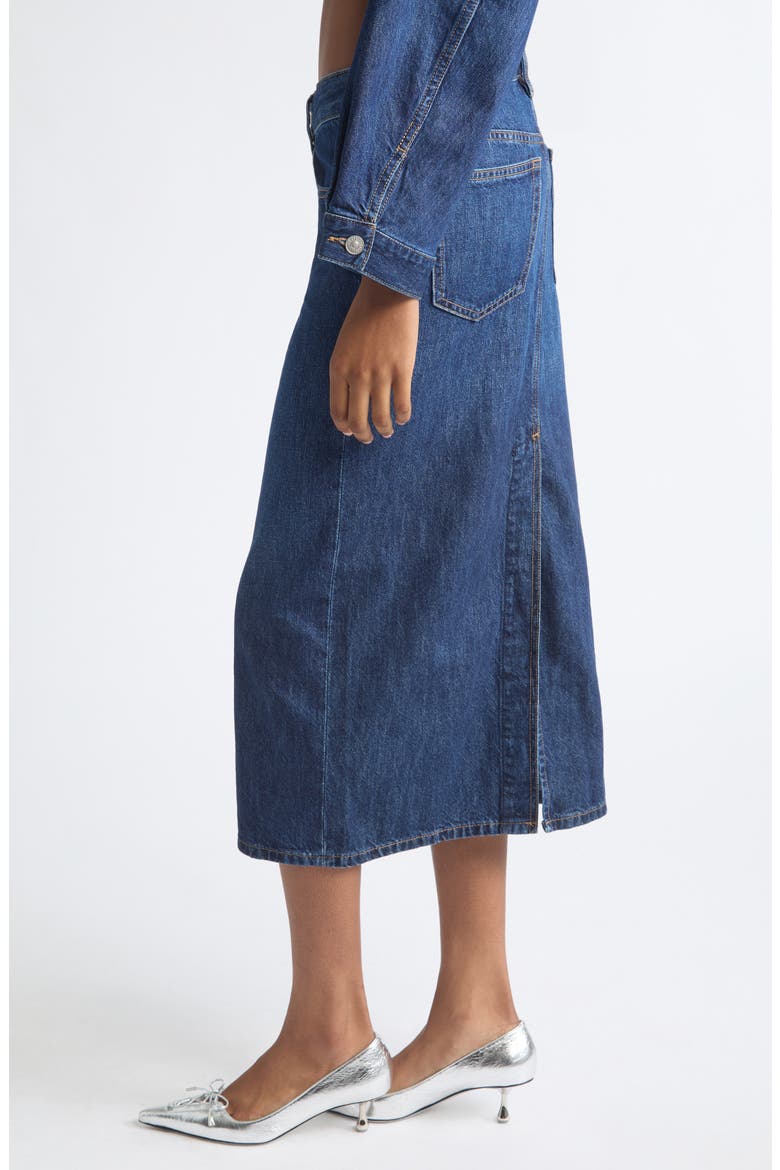 De-Skye-D Denim Pencil Skirt, Alternate, color, DENIM