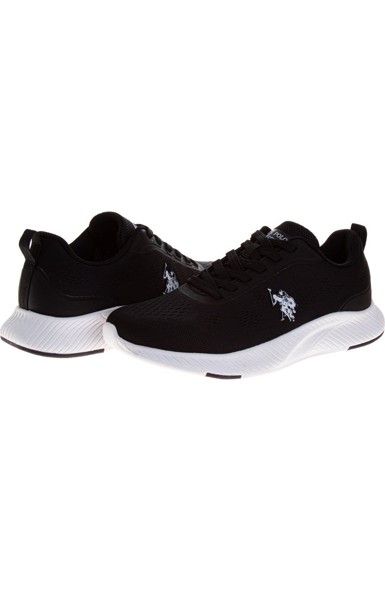 U.S. POLO ASSN US Polo Assn Sneaker Mens Adults, Alternate, color, Black White