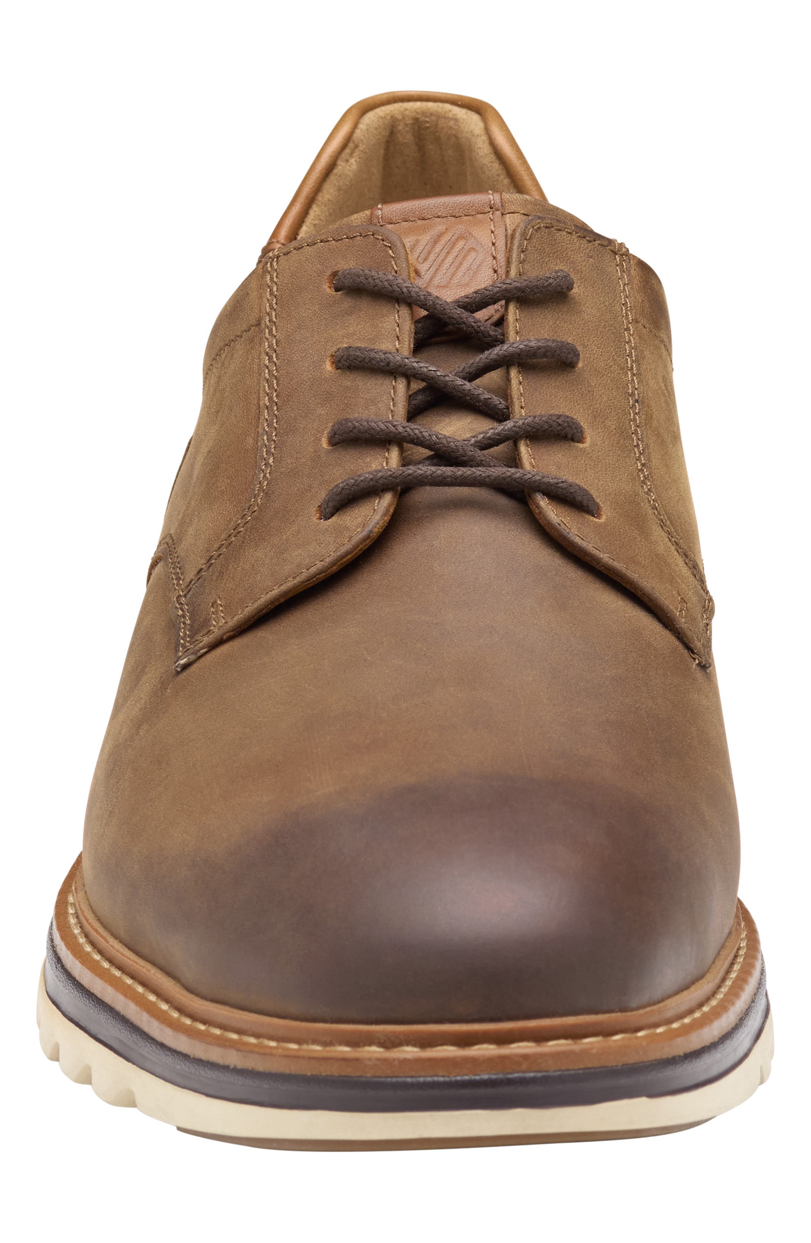 Braxton Plain Toe Derby, Alternate, color, BROWN OILED FULL GRAIN
