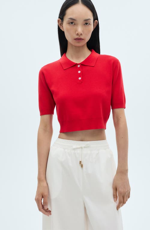 Mango Cotton Drawstring Pants In White