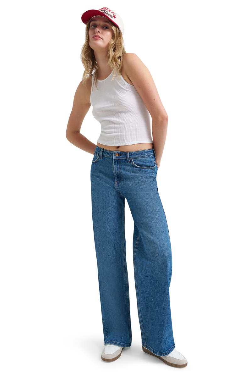 Wrangler Western High Waist Wide Leg Jeans, Alternate, color,