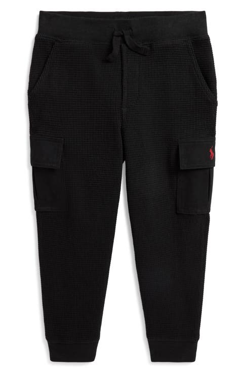 Kids' Waffle Knit Cargo Pants
