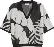 525 america Carter Palm Tree Polo Sweater