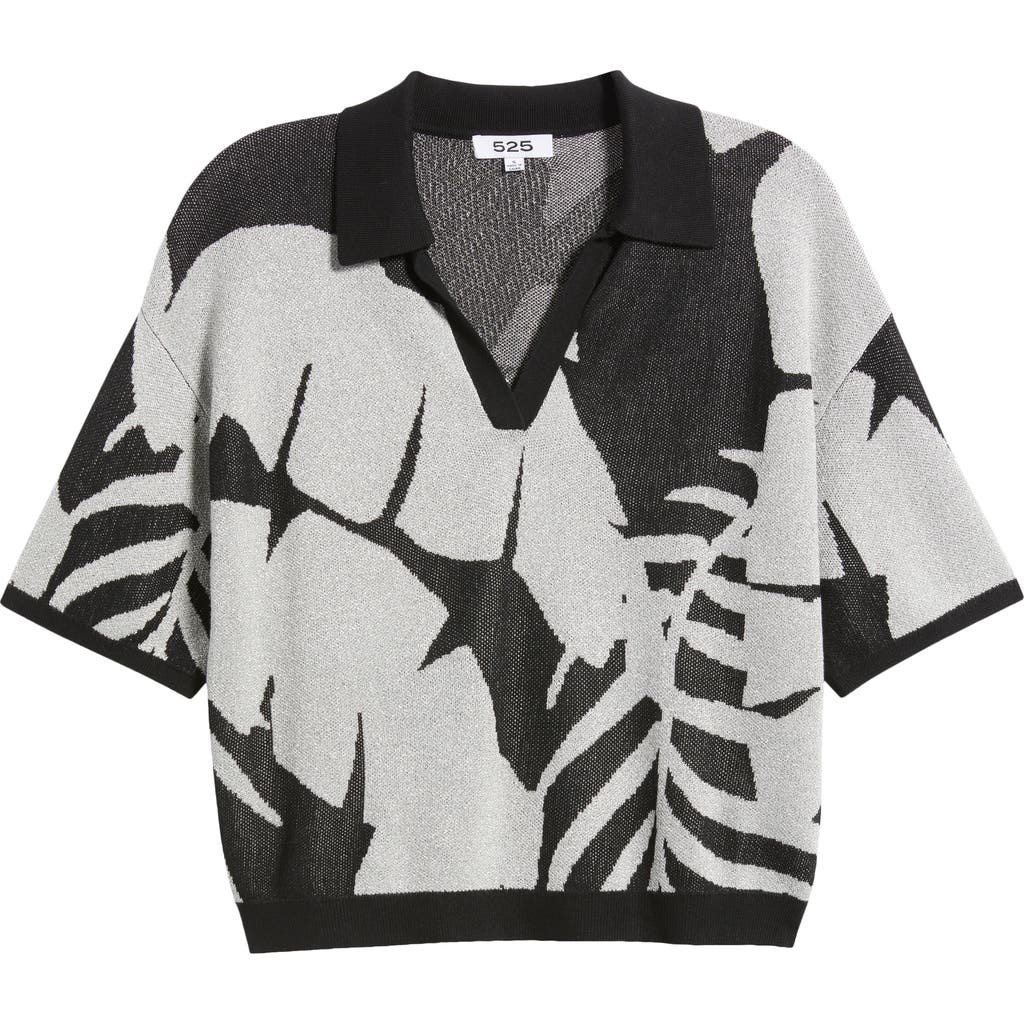 525 Carter Palm Tree Polo Sweater