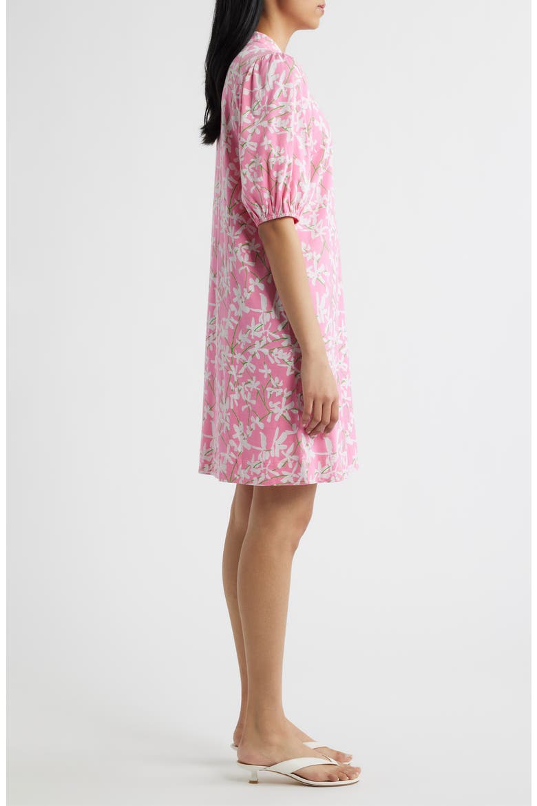 Carey Floral Print Minidress, Alternate, color, CONFETTI PINK LIZA OVERPRINT