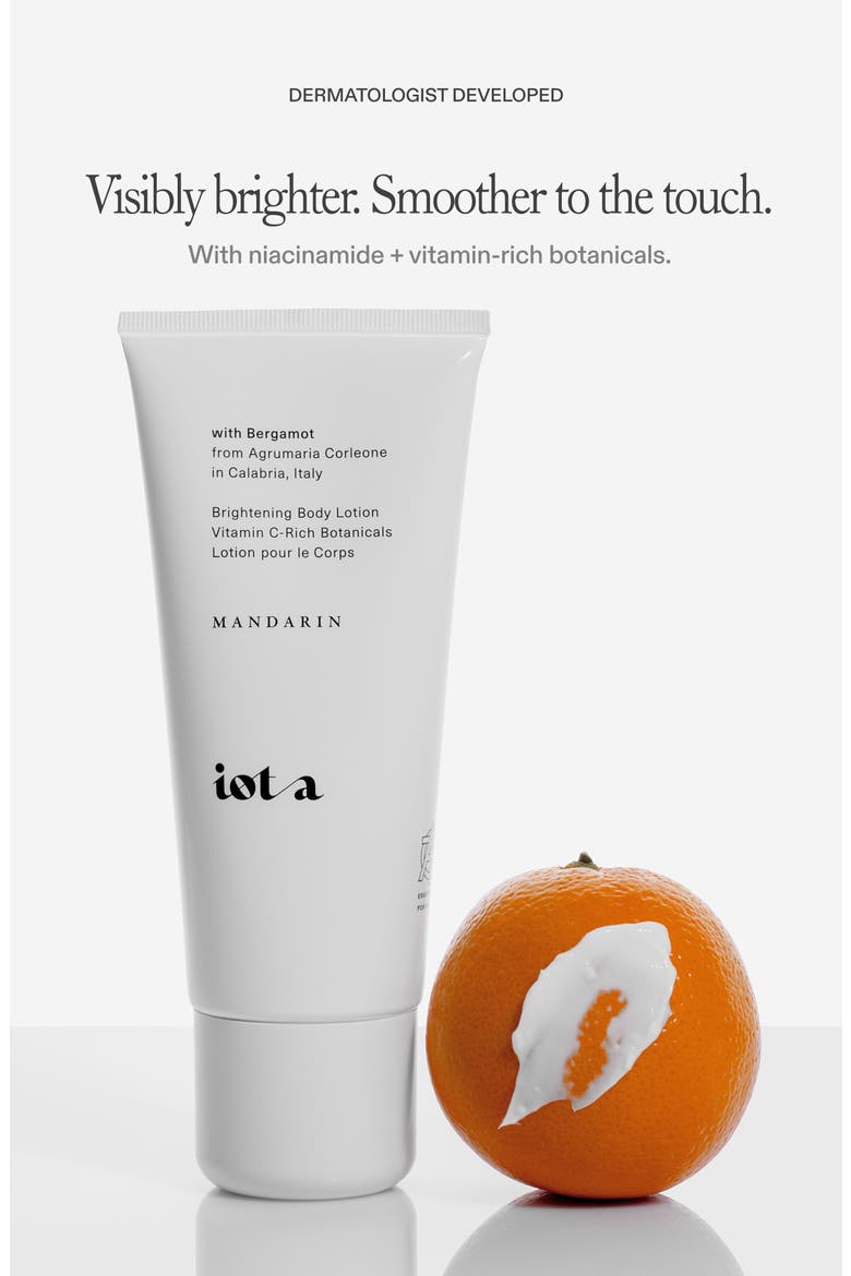 Mandarin & Bergamot Brightening Body Lotion, Alternate, color, WHITE