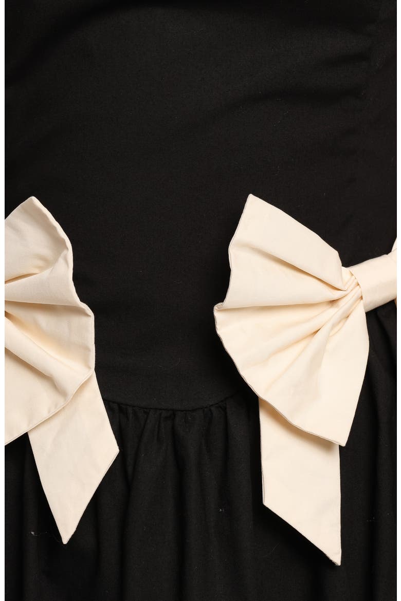 Tia Midi Dress, Alternate, color, BLACK