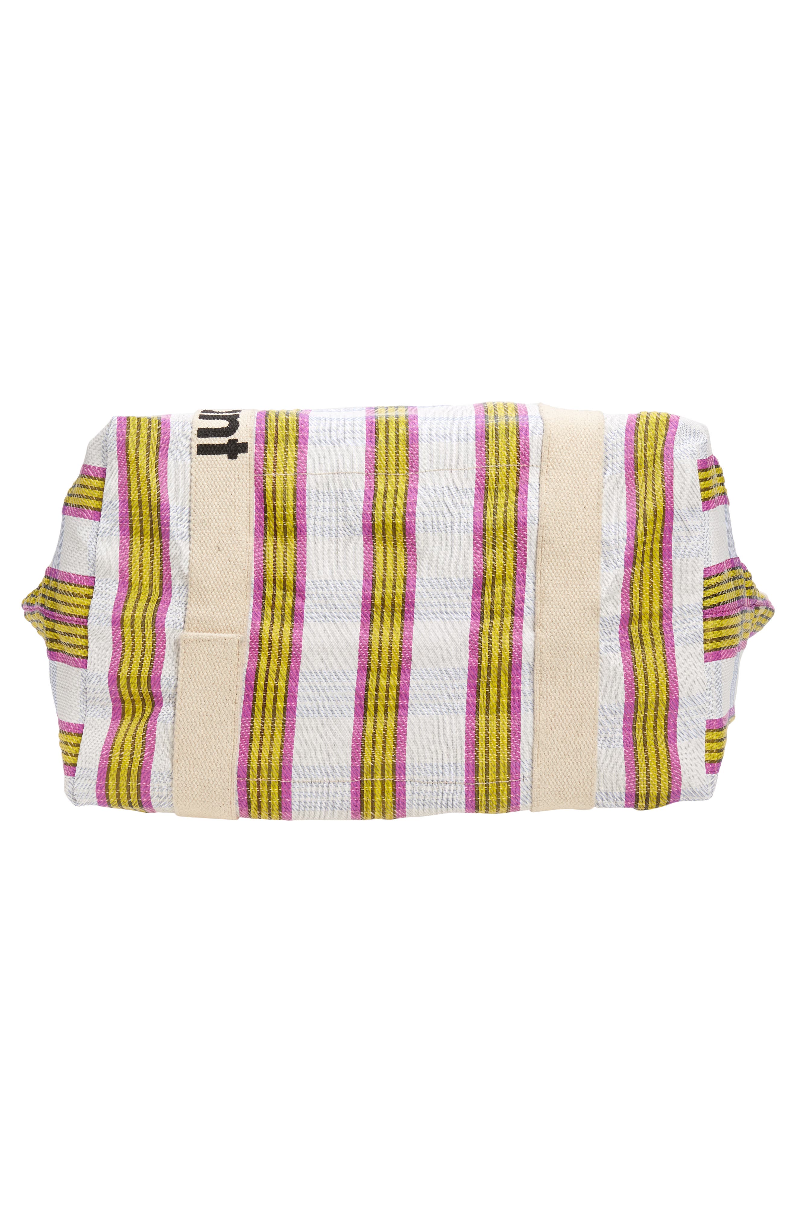 Isabel Marant Darwen Jacquard Stripe Nylon Tote, Alternate, color, 