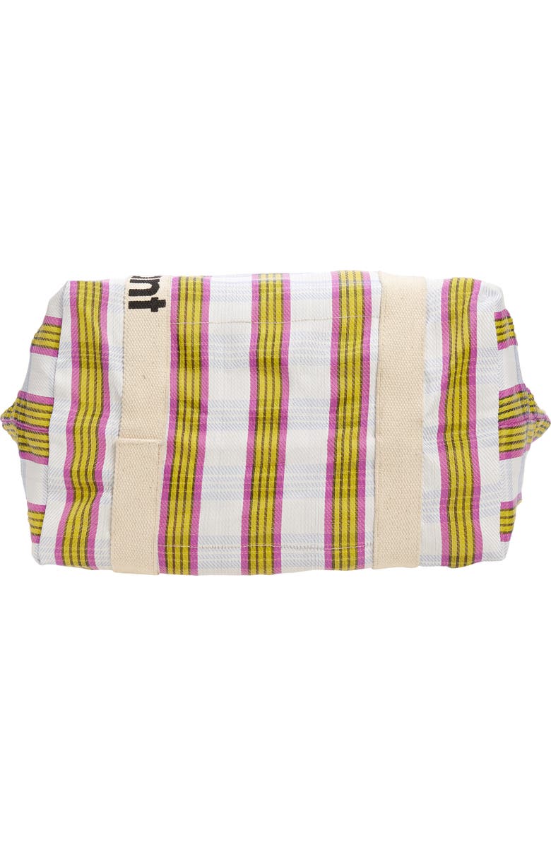 Isabel Marant Darwen Jacquard Stripe Nylon Tote, Alternate, color,