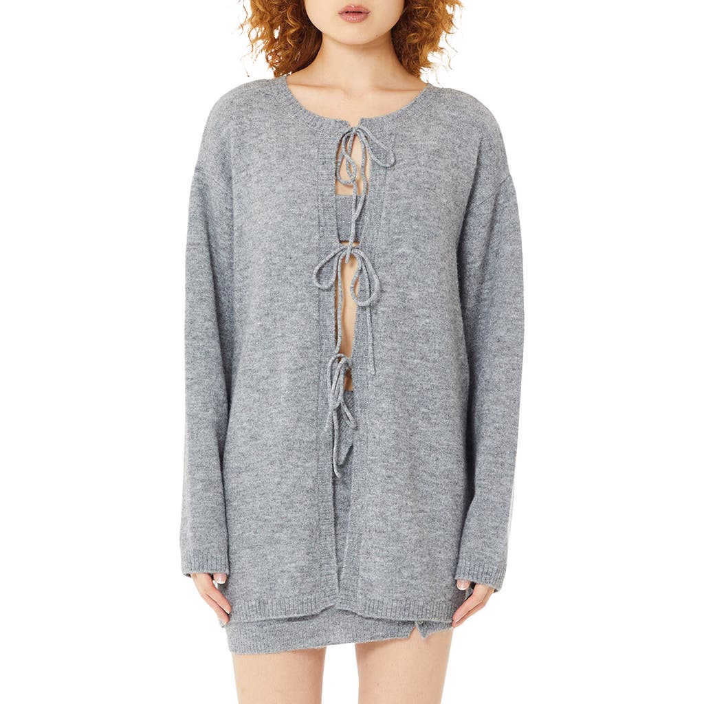 Find Me Now Owen Reversible Cardigan In Slate In Slate