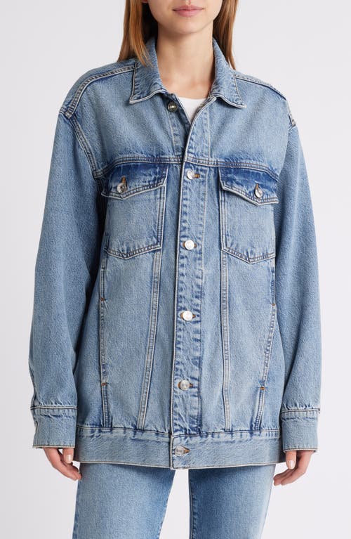 Frame Distressed Denim Jacket In Seattle