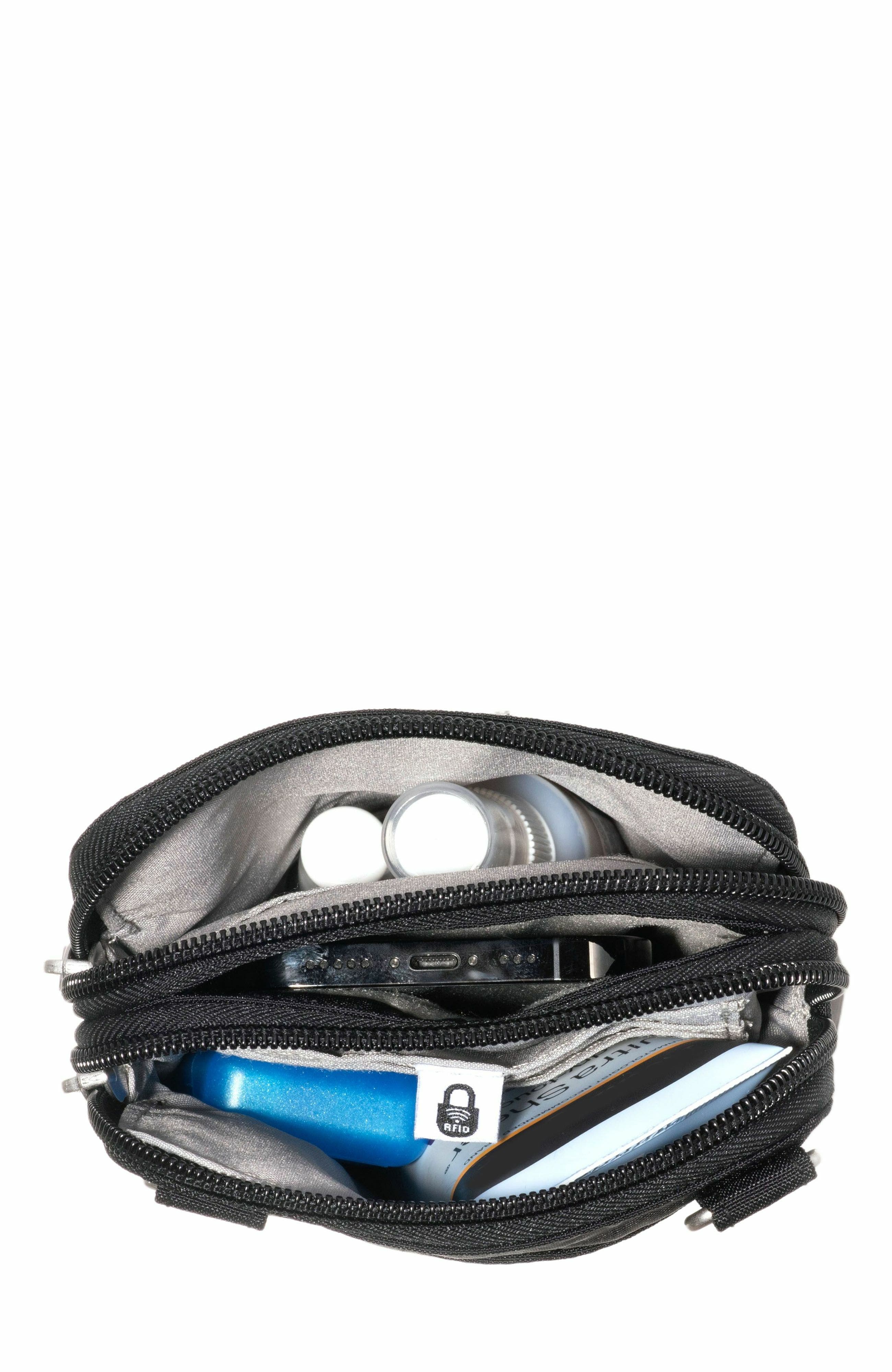 BAGGALLINI Modern Take Two RFID Crossbody Bag, Alternate, color, Black