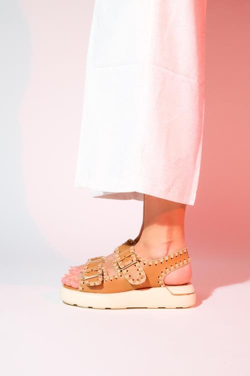 Forever & Always Shoes Douro Braided Rope Strap Leather Sandal