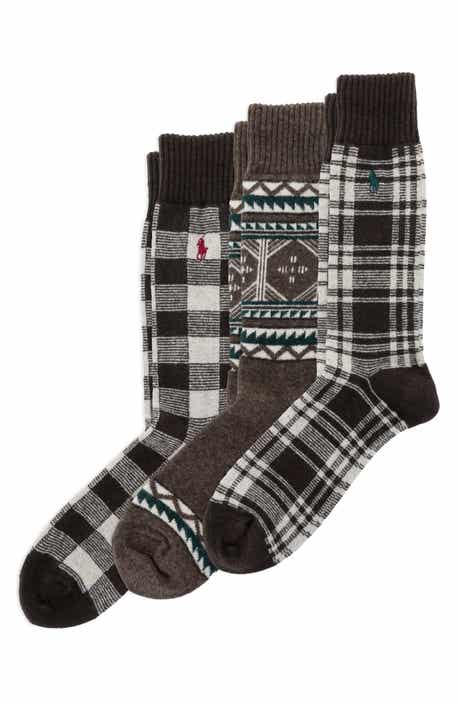 Polo Ralph Lauren Northwest Passage Assorted 3-Pack Crew Socks Gift Box