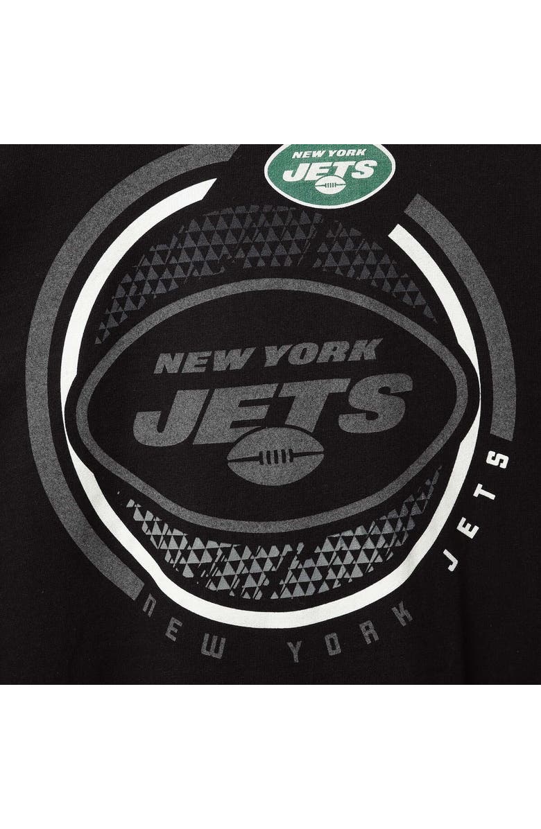 FANATICS Men's Fanatics Branded Black New York Jets Big & Tall Color Pop Long Sleeve T-Shirt, Alternate, color, 