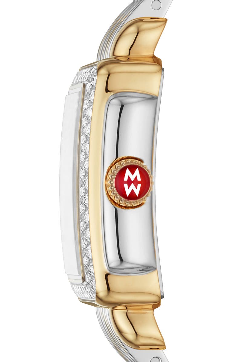 MICHELE Deco Madison Mini Diamond Head & Bracelet, 22mm, Alternate, color, 