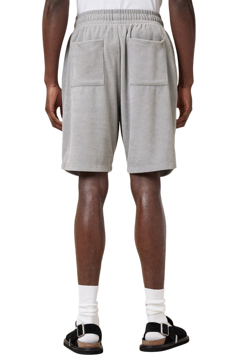 AllSaints Felix Towelling Sweat Shorts, Alternate, color, 