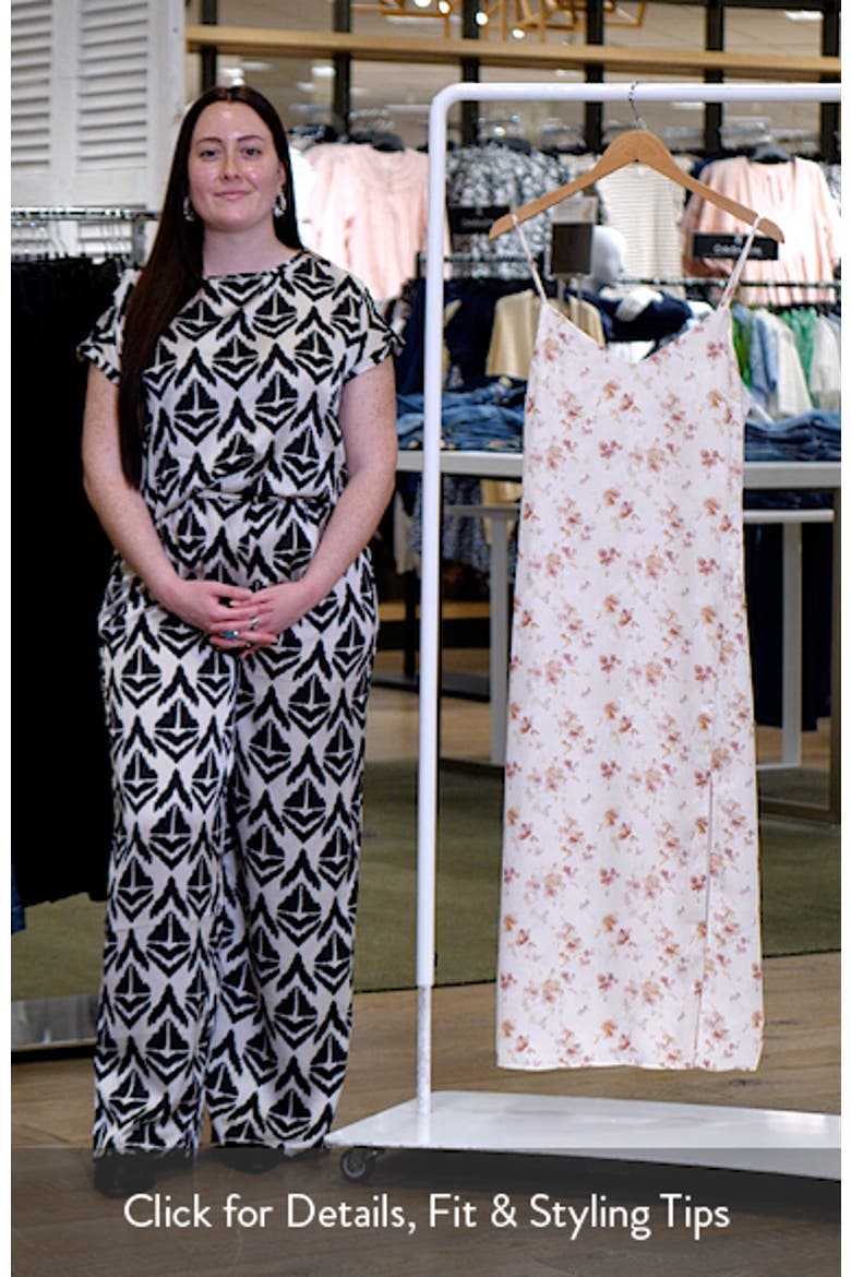 Elysian Floral Print Midi Dress video