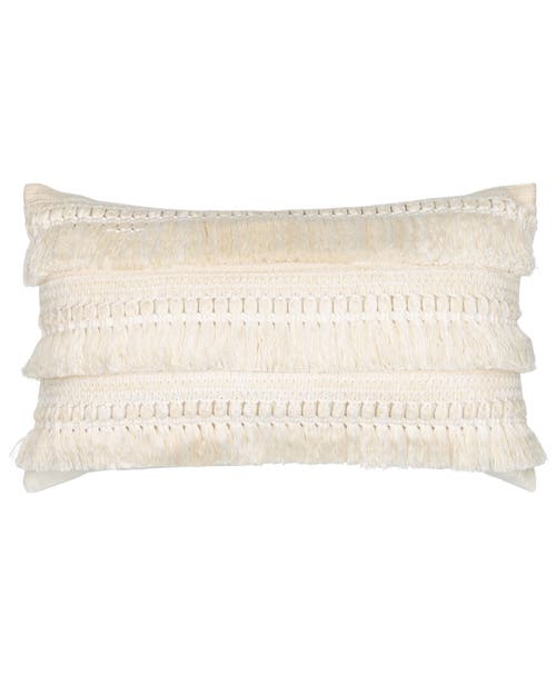 Elaine Smith Cascade Indoor & Outdoor Woven Accent Pillow In Brown
