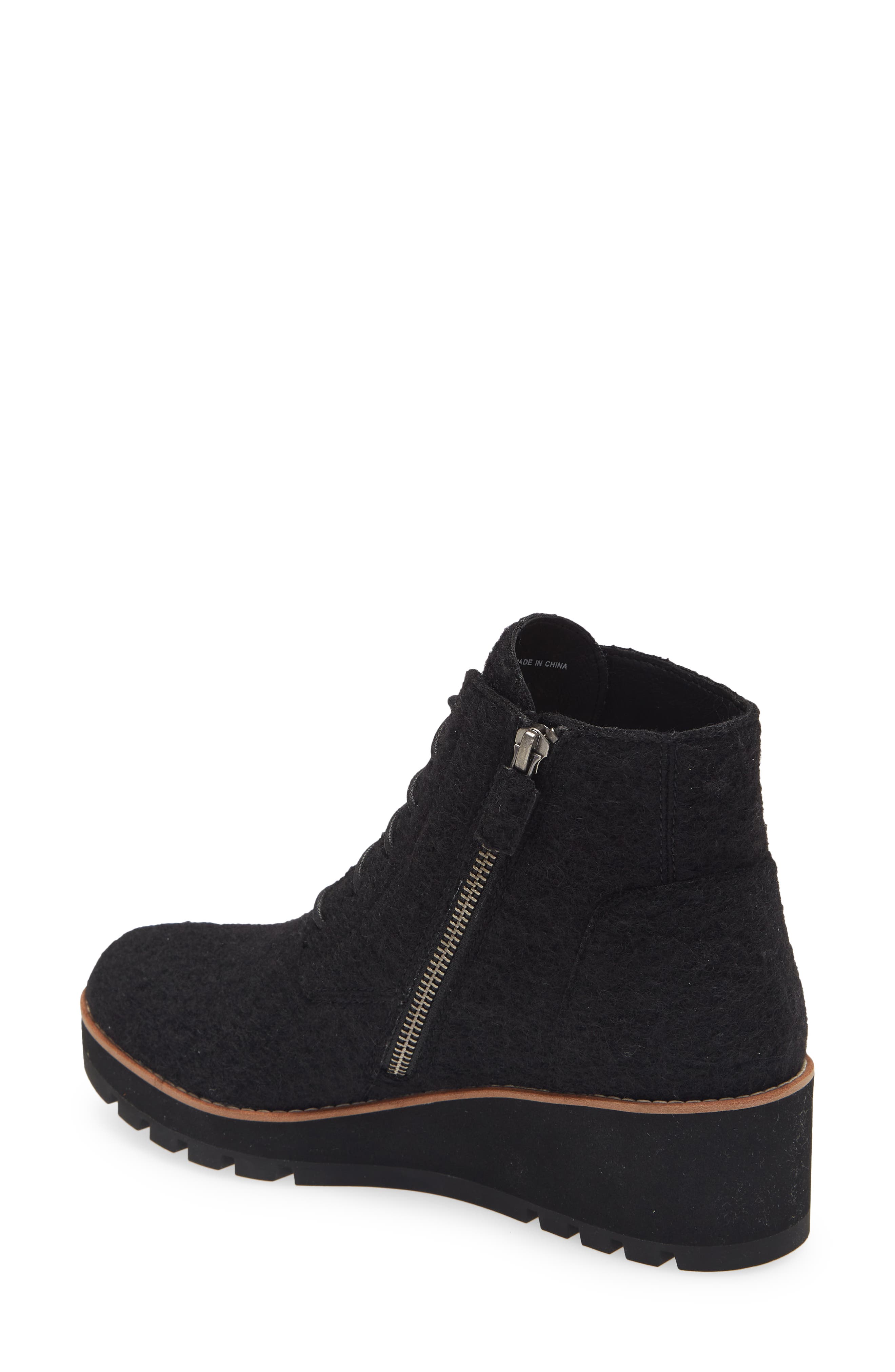 Eileen Fisher Crew Wedge Bootie, Alternate, color, 