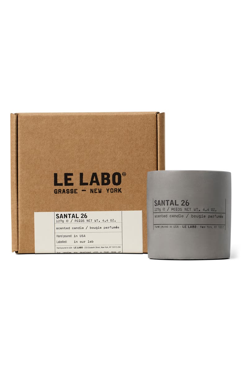 Le Labo Santal 26 Medium Concrete Candle, Alternate, color, 