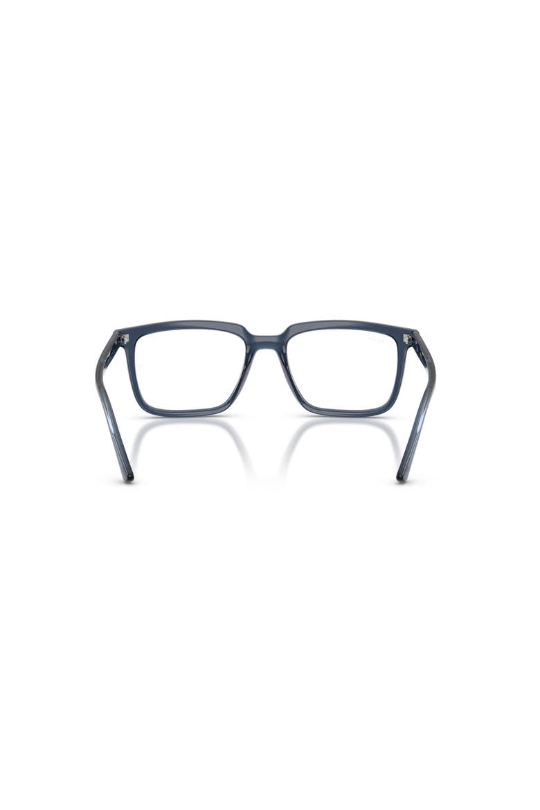 52mm Rectangle optical glasses, Alternate, color, Blue
