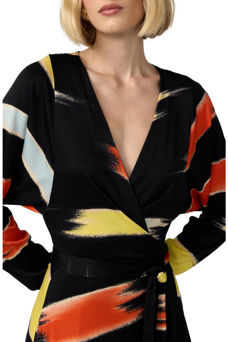 diane von furstenberg long sleeve wrap dress SZ 10 Diane von Furstenberg Amelianna Long-Sleeve Wrap Dress NWT $598