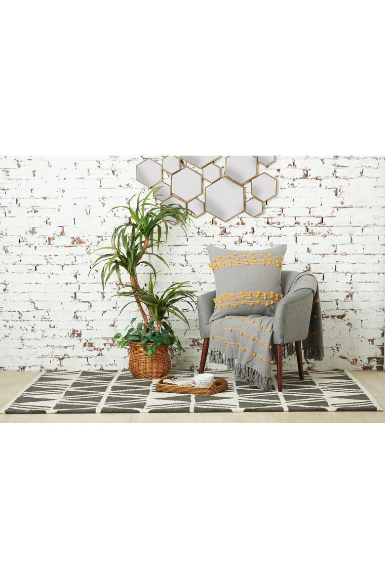 Tabb Accent Pillow Collection 22" x 22", Alternate, color, Grey