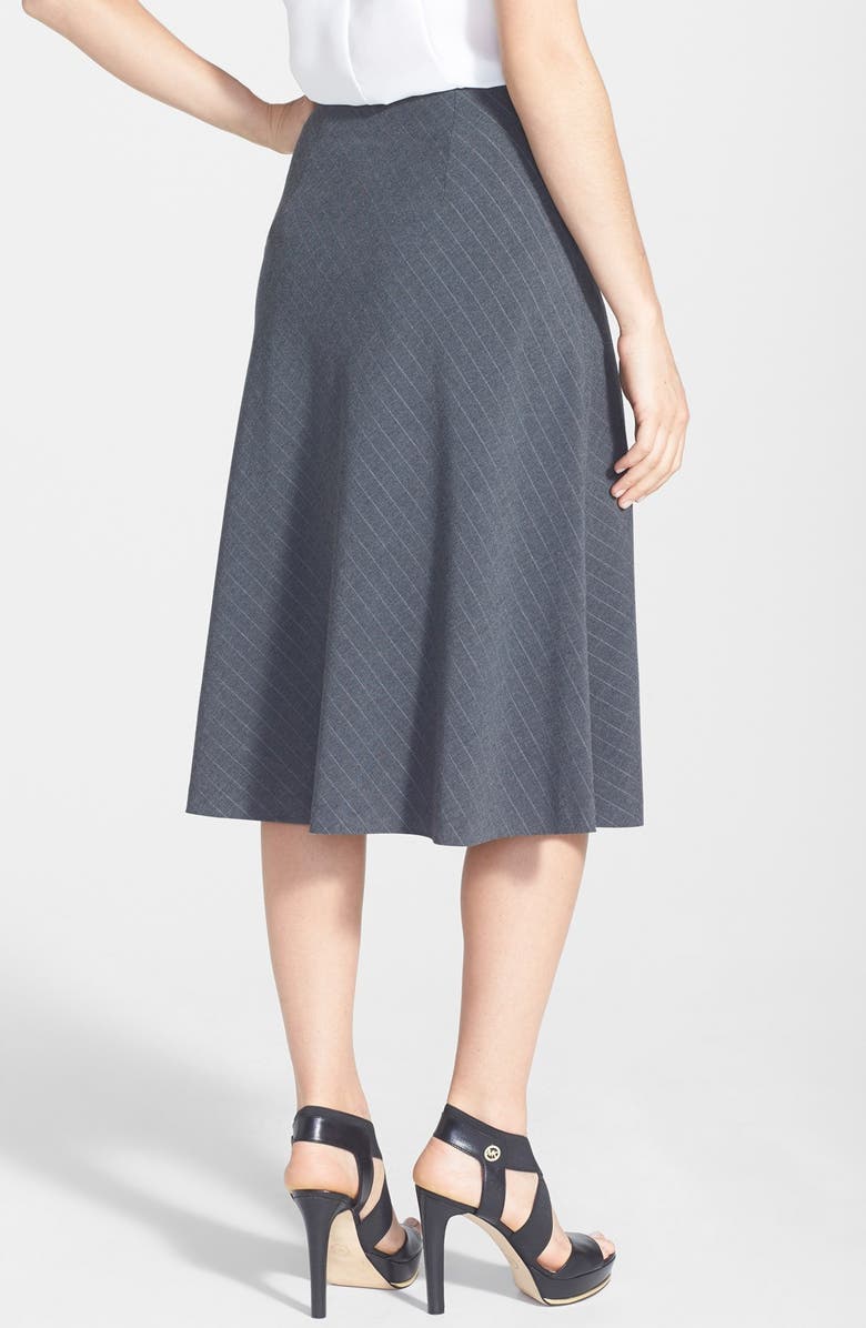 Vince Camuto Side Zip Bias Cut Flare Skirt, Alternate, color, 
