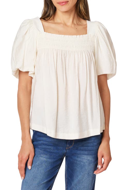 Phoenix Bubble Sleeve Top