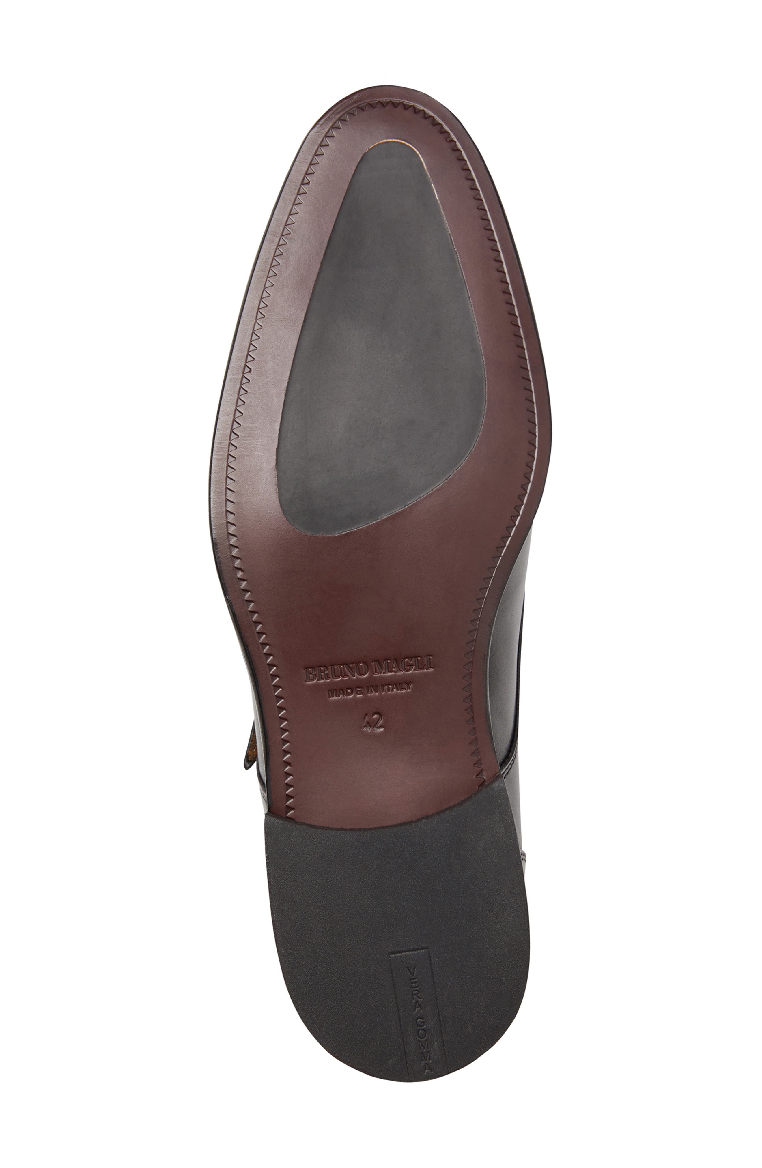 Bruno Magli Solero Monk Strap Loafer, Alternate, color, Black