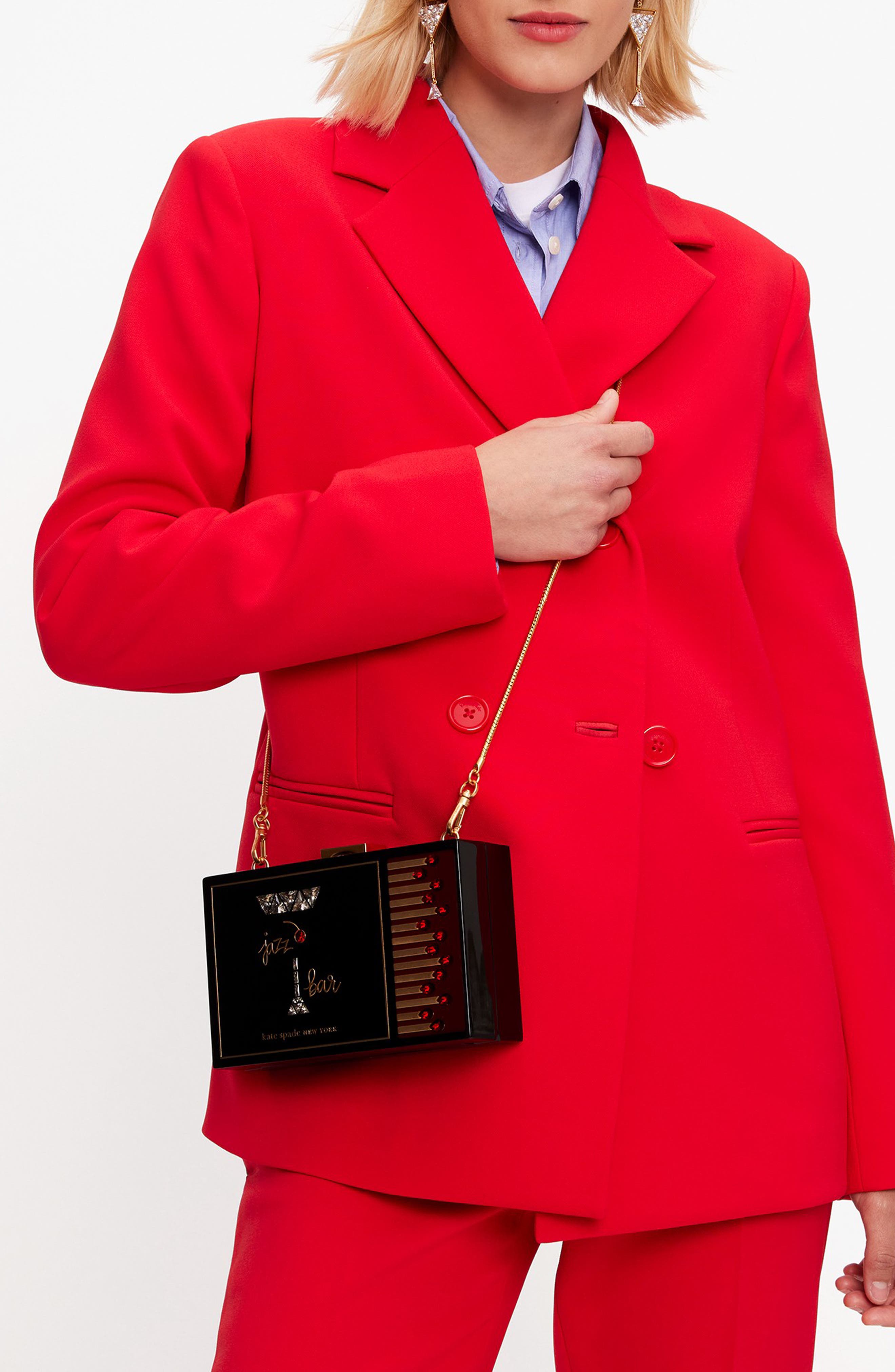 Kate Spade New York perfect match matchbox resin clutch, Alternate, color, 