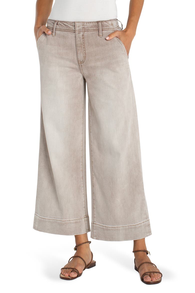 Crop Wide Leg Jeans, Main, color, ANTIQUE KHAKI