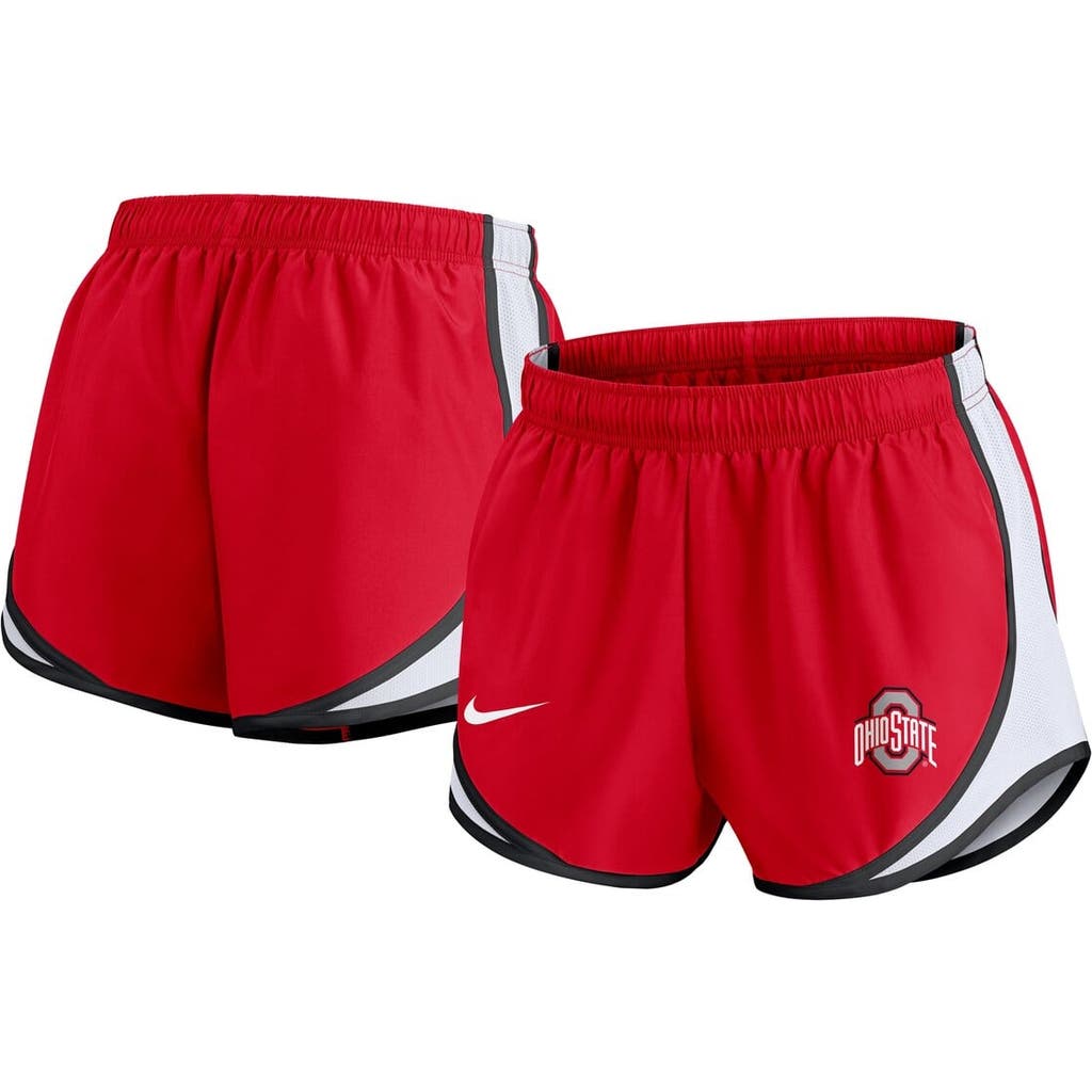 Nike Red Ohio State Buckeyes Spring Break Tempo Performance Shorts In Red