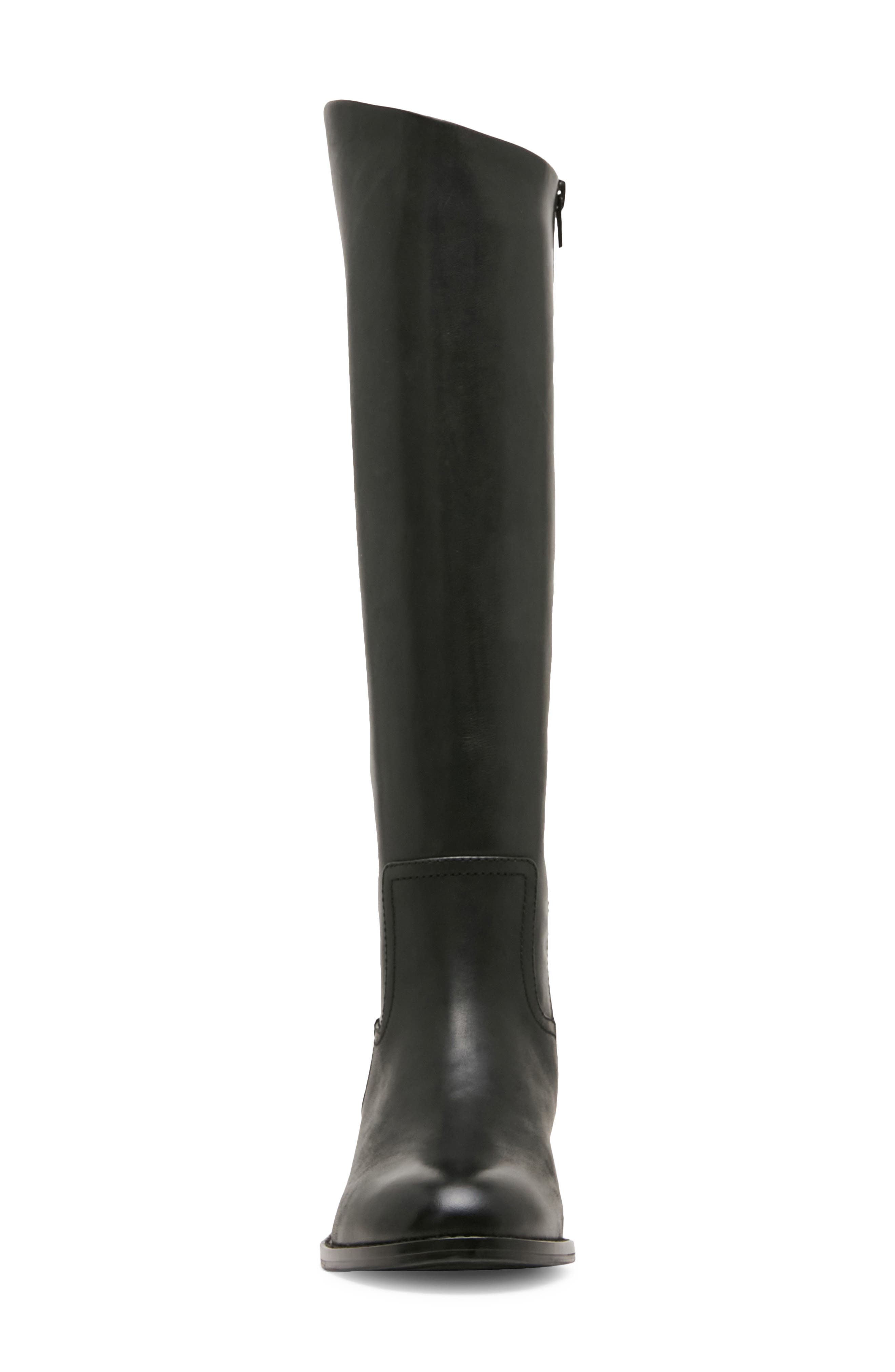 Cayley Waterproof Leather Knee High Boot, Alternate, color, BLACK LEATHER