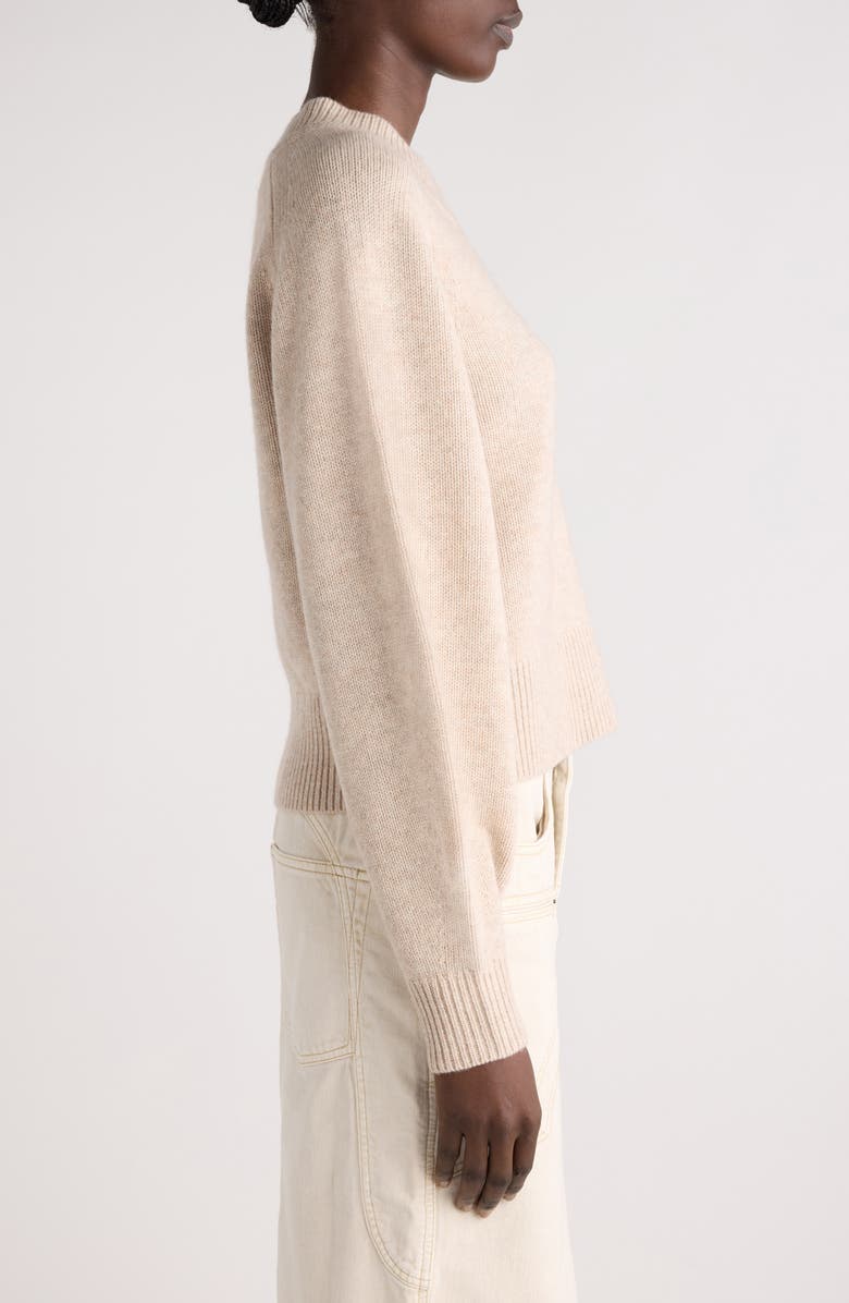 Isabel Marant Leandra Merino Wool & Cashmere Sweater, Alternate, color, Light Beige