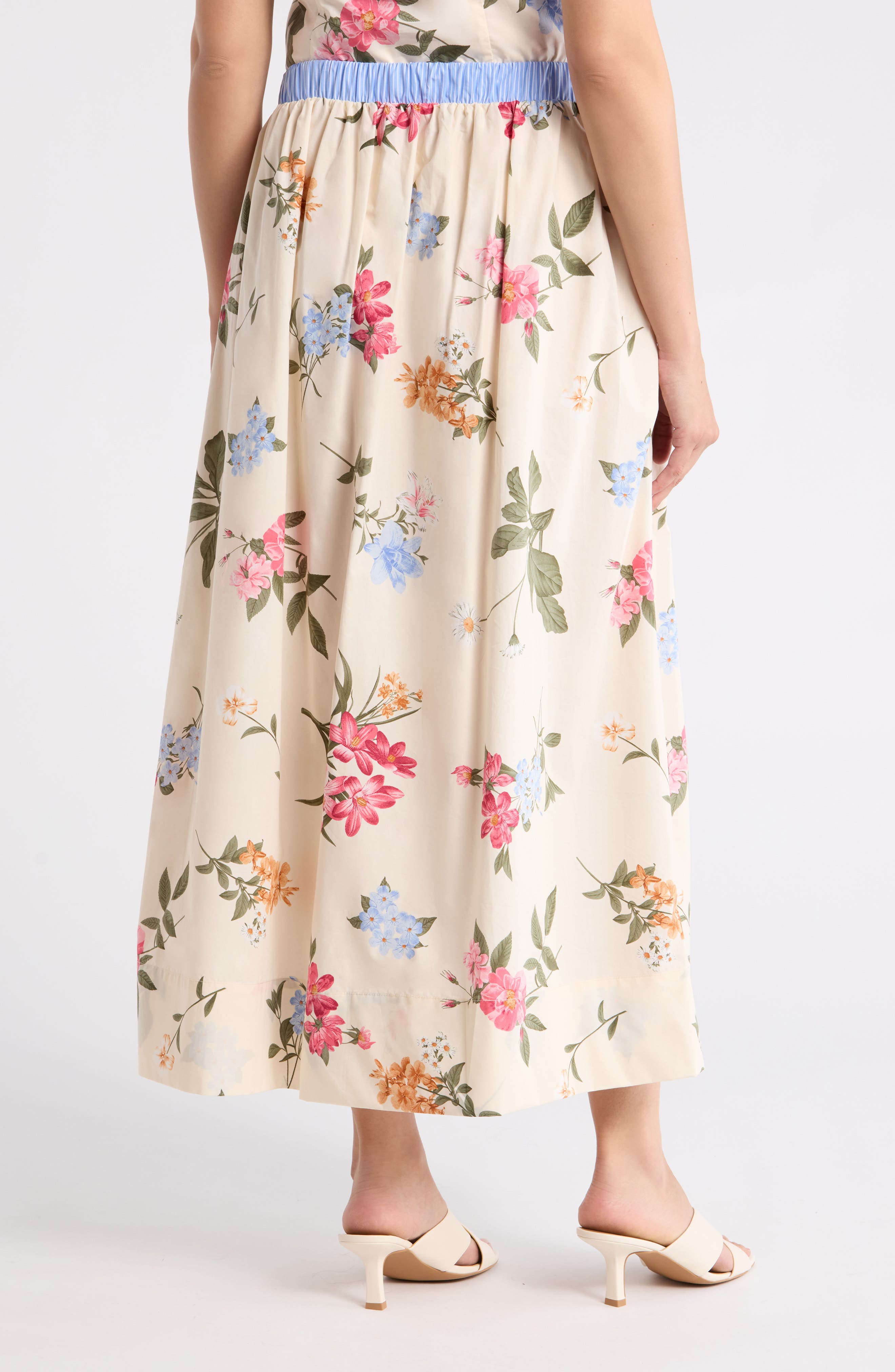 Cotton Poplin Maxi Skirt - image 2