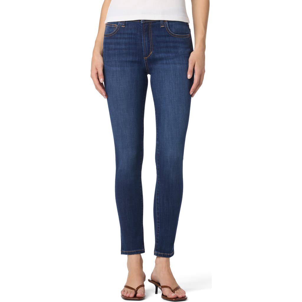 Joe's Curvy High Waist Ankle Skinny Jeans In Blue