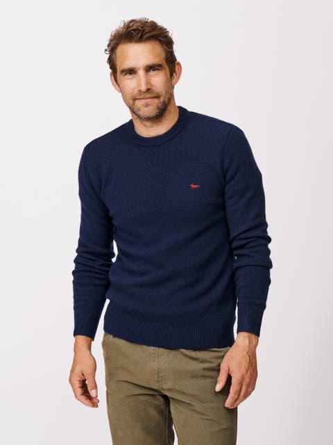 Phillips Lambswool Crew Neck Sweater
