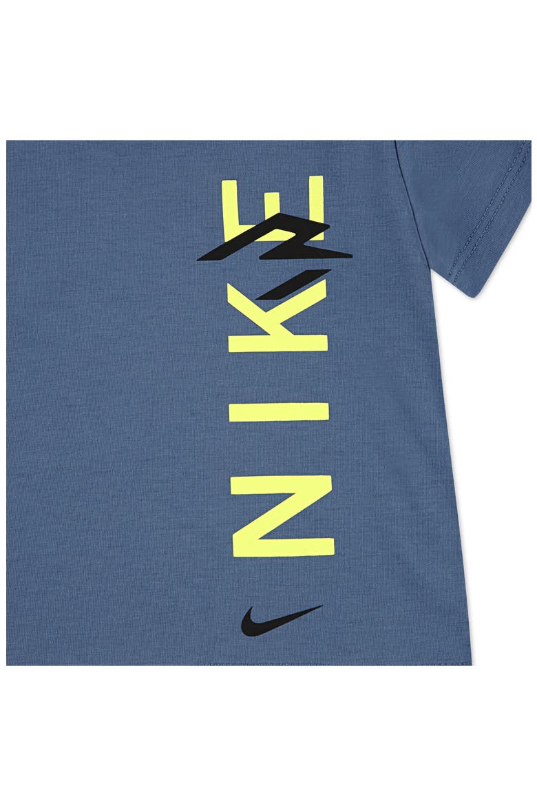 Vertical Graphic T-Shirt & Shorts Set, Alternate, color, 3BRAND MEDIUM BLUE
