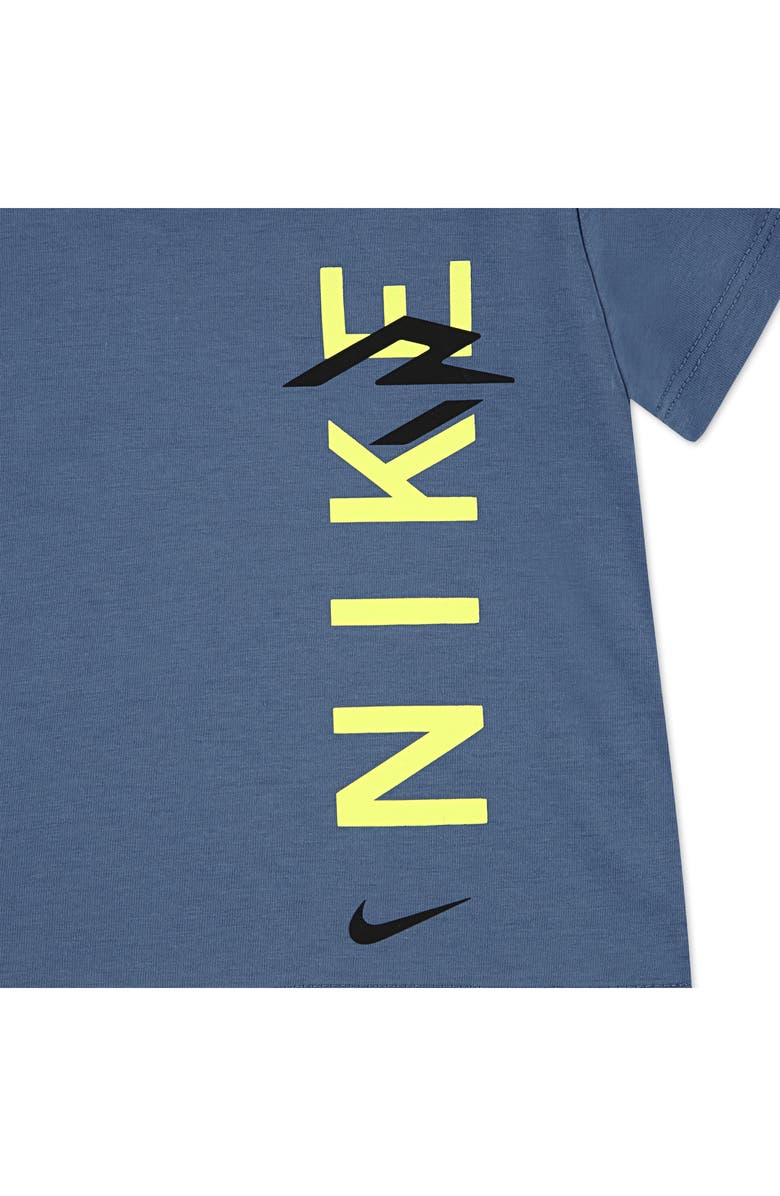 3 Brand Vertical Graphic T-Shirt & Shorts Set, Alternate, color, 3Brand Medium Blue