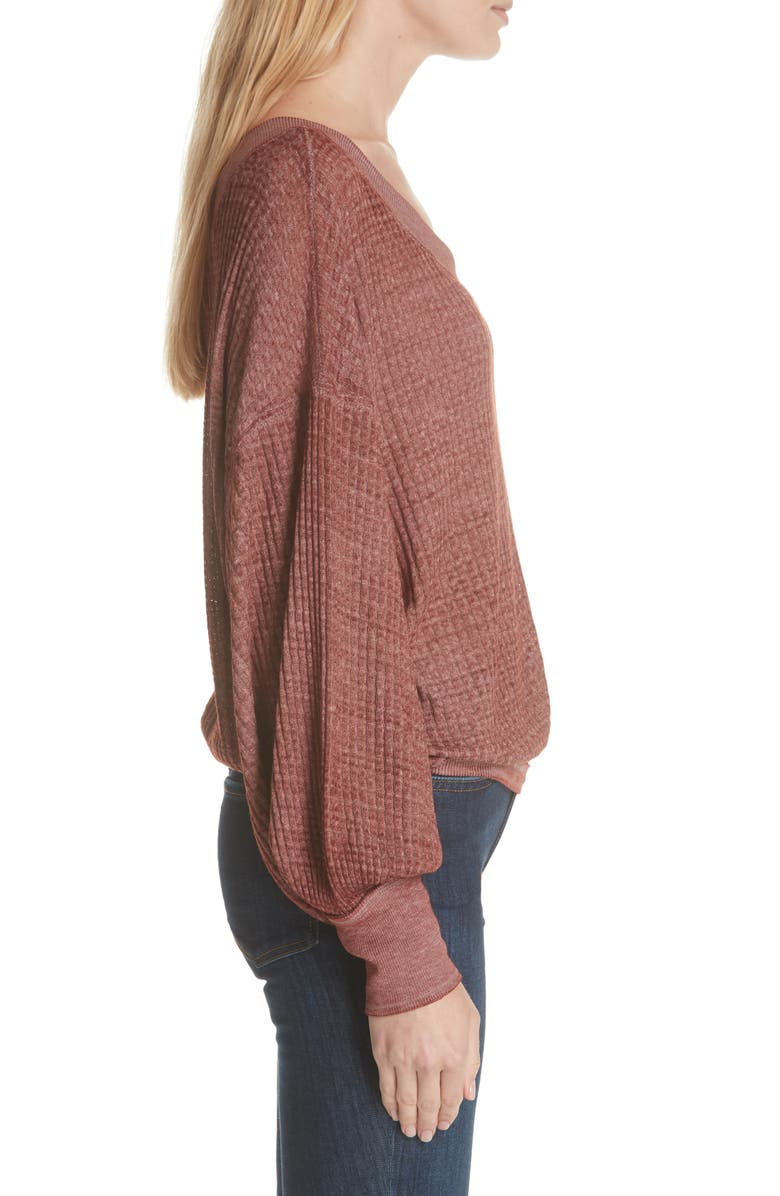 Free People We the Free by Free People South Side Thermal Top, Alternate, color,